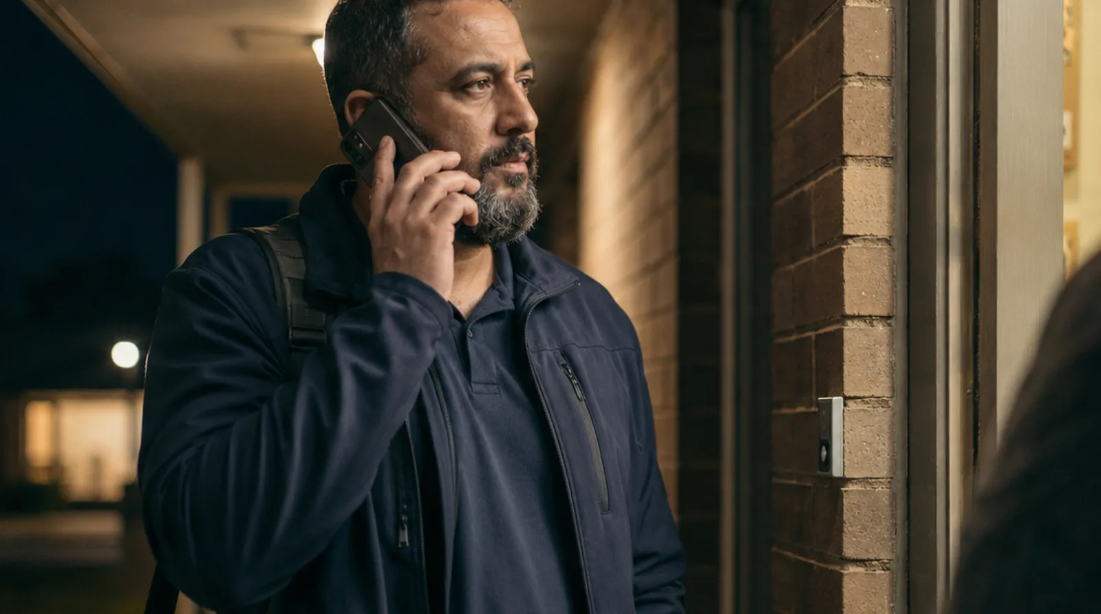 A mental-health responder at a crisis call-out.