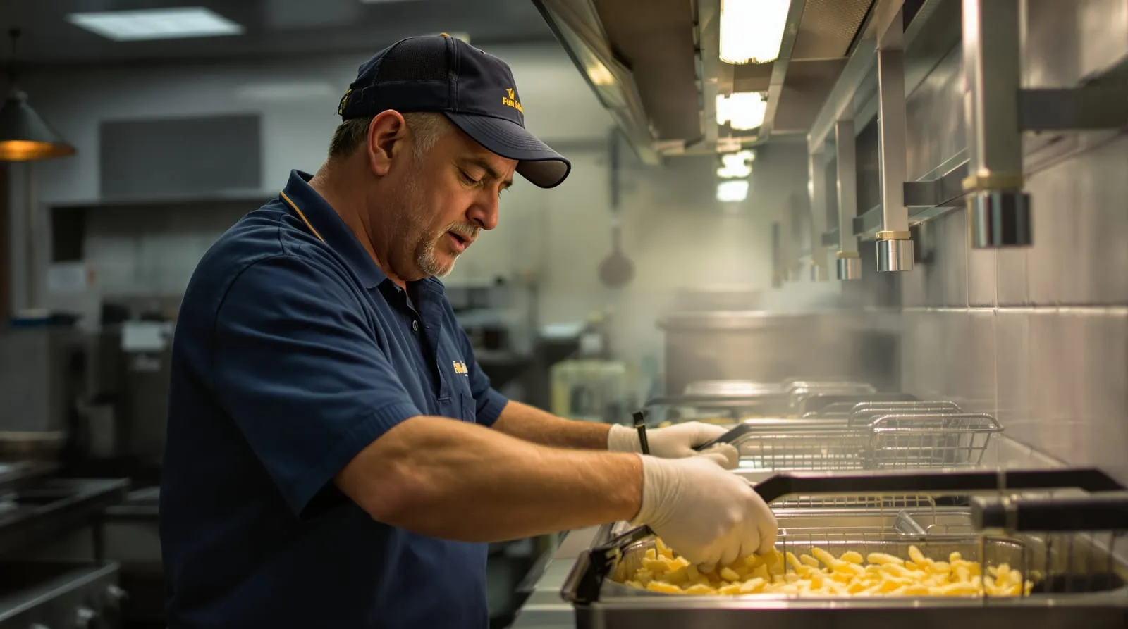 Fast food worker in United Kingdom