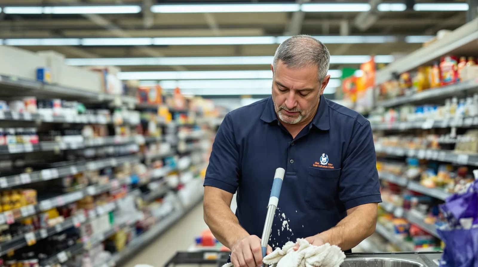Supermarkets worker in United Kingdom
